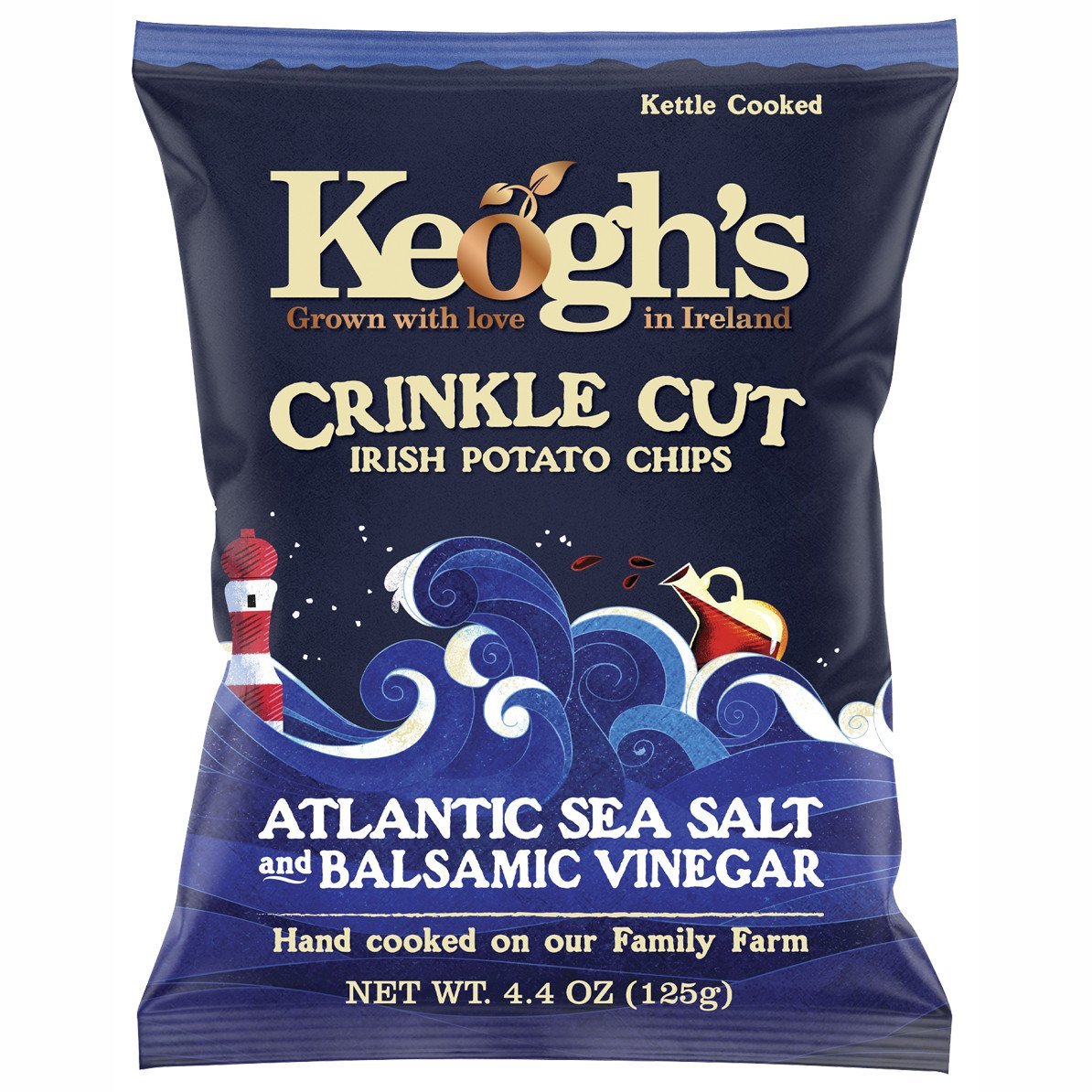 Keogh's Irish Potato Chips Atlantic Sea Salt & Balsamic Vinegar - 4.4oz