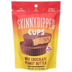 Skinny Dipped Cups Milk Chocolate Peanut Butter - 3.17oz