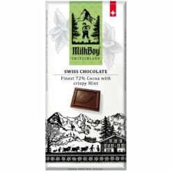 Milkboy Swiss Chocolate Fine 72% Cocoa w/ Mint - 3.5oz