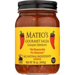 Mateos Gourmet Medium Salsa - 16Oz