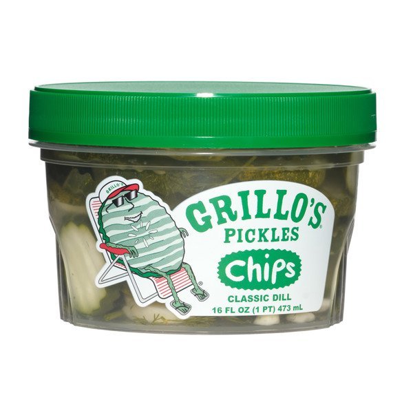 Grillo's Pickles Pickle Chips Classic Dill - 16oz