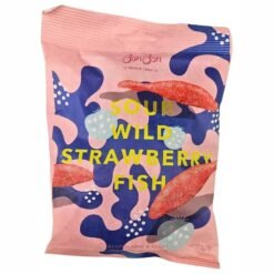 Bon Bon Swedish Candy Co. Sour Wild Strawberry Fish - 5.2oz