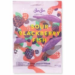 Bon Bon Swedish Candy Co. Sour Blackberry Fish - 5.2oz
