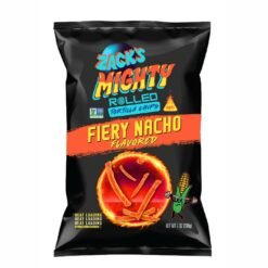 Zacks Mighty Rolled Tortilla Chips Fiery Nacho - 7oz