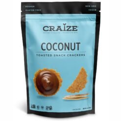 Craize Toasted Snack Crackers Coconut - 4oz