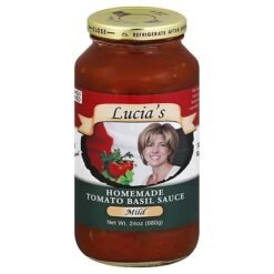Lucia's Mild Homemade Tomato Basil Sauce - 24 Oz