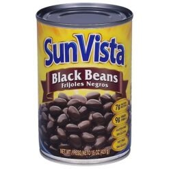 Sun Vista Black Beans -15 Oz