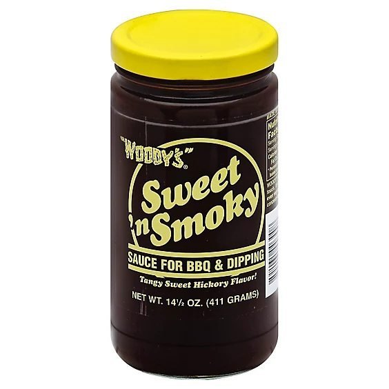 Woodys Sweet N Smokey Sauce - 14.5Oz