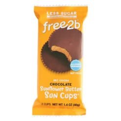 Free 2b 35% Cocoa Chocolate Sunflower Butter Sun Cups - 1.4oz